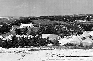 US Army camp at Turtle Hill Bermuda in WWII