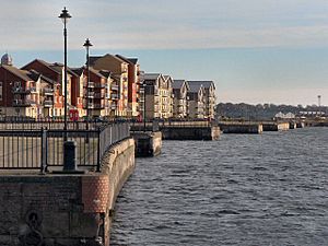 Waterfront development at Barry Docks - geograph.org.uk - 1051940