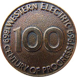 Western Electric 1969 medallion - century of progress