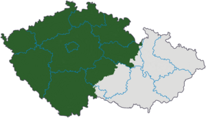 Čechy po roce 1920 na mapě Česka