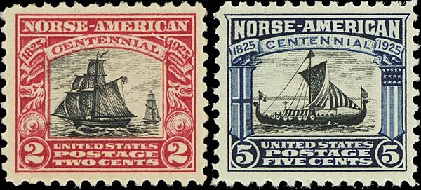 1925NorseAmericanCentennialUSstamps