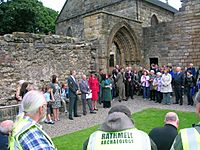 2010 Kilwinning Abbey archaeological dig