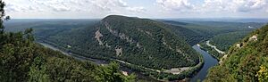 2013-08-20 12 34 14 View from the rocky overlook at the end of the Mount Nittany Trail
