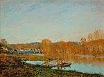 Alfred Sisley, L'automne - Bords de la Seine pres Bougival (Autumn - Banks of the Seine near Bougival), 1873