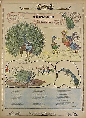 Animaldom Mora 1907-09-15(SFS7-9-3) The Haughty Peacock