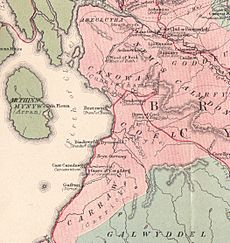 Arthurian Ayrshire map