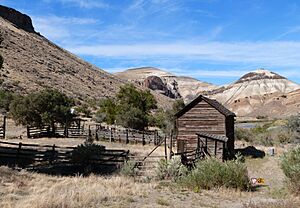 Barn tack room - Birch Creek Historic Ranch Oregon