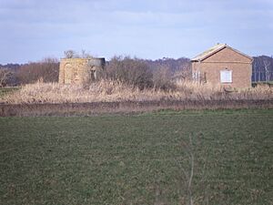 Base of the old windmill by Monks Lode - geograph.org.uk - 1706903
