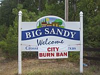Big Sandy, TX, sign IMG 5282
