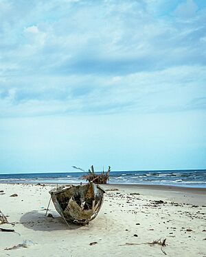 Boat at Ibeno