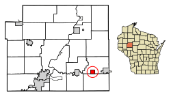 Location of Boyd in Chippewa County, Wisconsin.