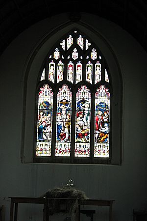 Church of St John the Baptist, Axbridge glass