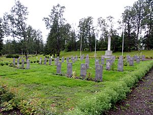 Commonwealth War Graves section Tromsø cemetery 2013