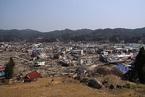 Damage of Tsunami in Kesennuma