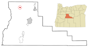 Location in Oregon