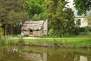 Early Settler's Sod Cottage in Howick Historical Village
