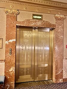 Elevator Door, Lobby, Severance Hall, University Circle, Cleveland, OH