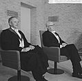 Eredoctoraten in Tilburg, links Colin Clarke en rechts mr Romme, Bestanddeelnr 914-5126