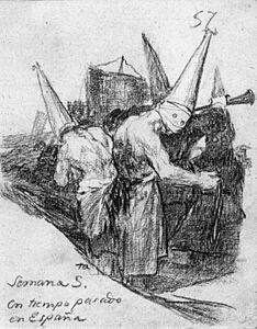 Francisco de Goya y Lucientes - Holy Week in Spain in Times Past - WGA10171
