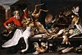 Frans Snyders - Still-Life with Dead Game, Fruits, and Vegetables in a Market - WGA21538