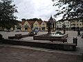 Gamla Torget med Basarlängan i Tidaholm, den 22 aug 2006