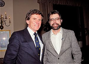 Gary Hart and Stephen King, 1984 presidential campaign