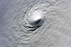 Hurricane Wilma eye