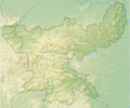 India Jharkhand relief map