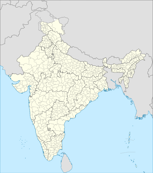 Image: India district map (de-facto)