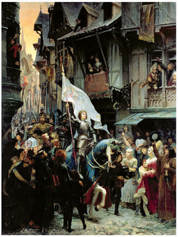 Jean-Jacques Scherrer - Jeanne d'Arc, victorieuse des anglais, rentre à Orléans et est acclamée par la population