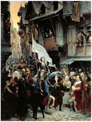 Jean-Jacques Scherrer - Jeanne d'Arc, victorieuse des anglais, rentre à Orléans et est acclamée par la population