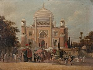 King of Delhi and his suite at the time of his capture by the English army