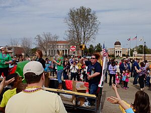 Mardi Gras Parade Hattiesburg Caerus 2014 Dome