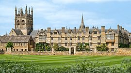 Merton College, Oxford from Merton Field