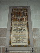 Nantes Cathedral United Kingdom WWI memorial