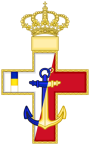 Naval Merit Grand Crosses and Crosses (Spain) - Template.svg