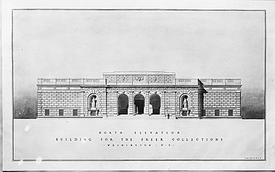 Drawing of the North Elevation