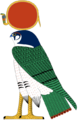 Ra as falcon