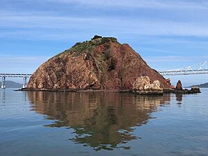 Red Rock island from the water