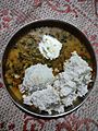 Rice dal with whey and butter, dhanaulti, uttarakhand 2