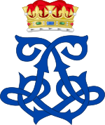 Royal Monogram of Princess Louise of Great Britain.svg