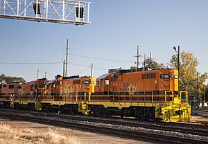 Southern Pacific Railroad Depot Yard