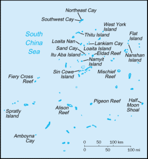 Spratly Islands-CIA WFB Map