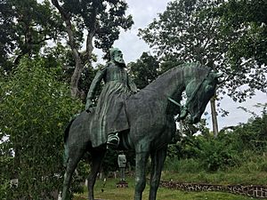 Statue de Léopold II à Kinshasa