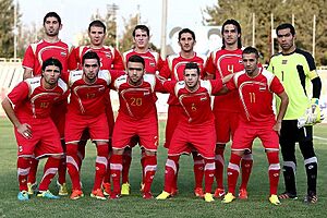 Syria national football team in Tehran - 2015 AFC Asian Cup qualification