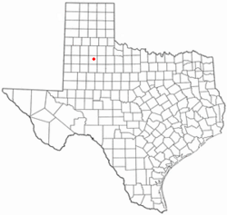 Location of Crosbyton, Texas