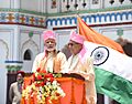 The Prime Minister, Shri Narendra Modi with the Prime Minister of Nepal, Shri K.P. Sharma Oli, at Janakpur, Nepal on May 11, 2018 (3)