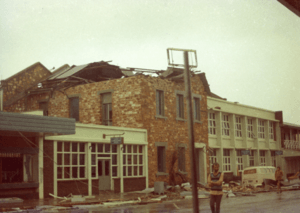 The Victoria Hotel after Cyclone Tracy