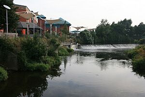 The end of the Five Weirs Walk (geograph 3672711)