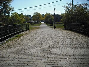 Ticonderoga seen from Frazier Bridge